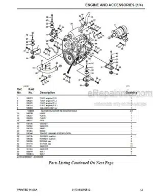 Photo 10 - Gehl CTL75 Parts Manual Compact Track Loader 917318