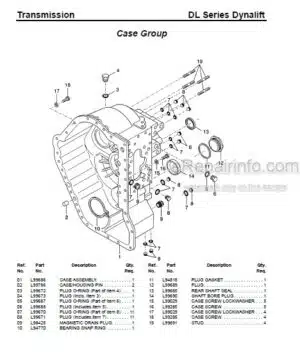 Photo 5 - Gehl DL Series Dynalift DL6 DL8 DL10 DL12 Parts Manual Telescopic Handlers 907878