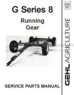 Photo 4 - Gehl G Series 8 Service Parts Manual Running Gear 906694