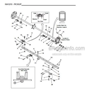 Photo 7 - Gehl HL2800 Service Parts Manual Loader 902407