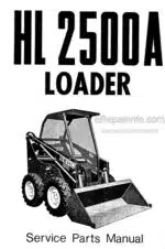 Photo 3 - Gehl HL2500A Service Parts Manual Loader 901572