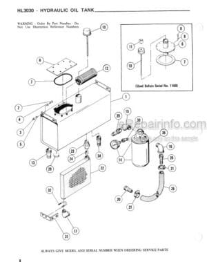 Photo 7 - Gehl HL2600 Service Parts Manual Loader 903010