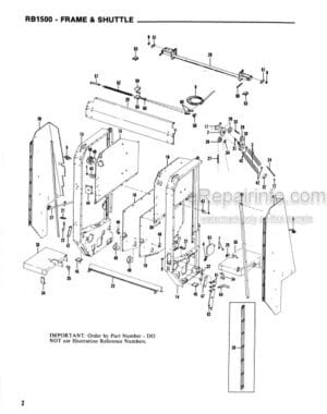 Photo 7 - Gehl WR318 WR320 Operators And Parts Manual Finger Wheel V-Rakes 904073