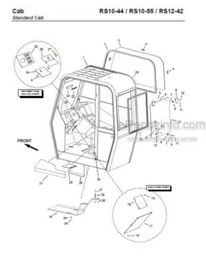 Photo 5 - Gehl 322 Scavenger II Parts Manual Truck Mounted Manure Spreader 908541