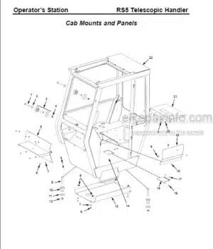 Photo 5 - Gehl 115MX Service Parts Manual Mix-All Feedmaker With Attachments 045407