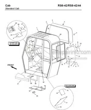 Photo 10 - Gehl RS6-42 RS8-42 RS8-44 Parts Manual Telescopic Handler 913273