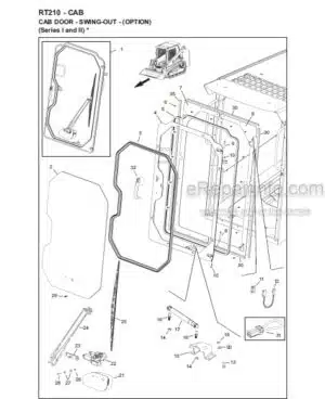 Photo 6 - Gehl RT210 Parts Manual Compact Track Loader