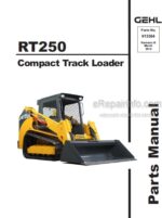 Photo 4 - Gehl RT250 Parts Manual Compact Track Loader 913364