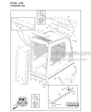 Photo 7 - Gehl MC770 MC880 Service Parts Manual Mower Conditioner 901824