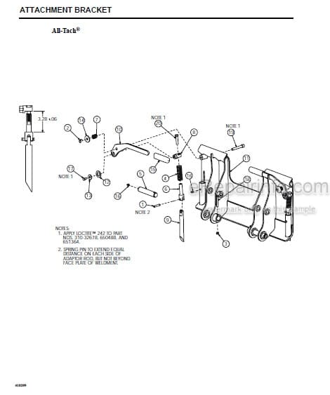 Photo 1 - Gehl SL1640L SL1640L EU Parts Manual Skid Steer Loader 917374