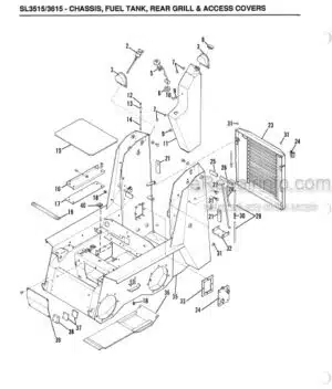 Photo 7 - Gehl RS5-19 Parts Manual Telescopic Handler 913259