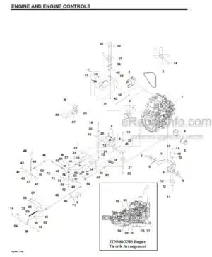 Photo 6 - Gehl 883 Dynalift Parts Manual Telescopic Forklift 907365