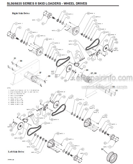 Photo 1 - Gehl SL5635 Series II SL6635 Series II Parts Book Skid-Steer Loader 907844