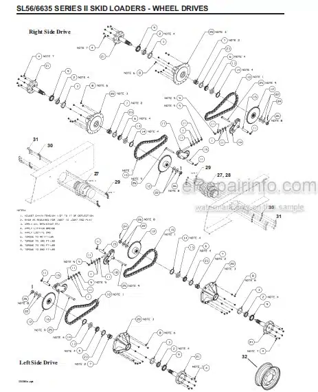 Photo 1 - Gehl SL5635 Series II SL6635 Series II Parts Book Skid-Steer Loader 907844