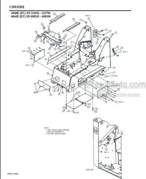 Photo 5 - Gehl SL5640E SL5640E-EU SL6640E SL6640E-EU Parts Manual Skid-Steer Loader 917341