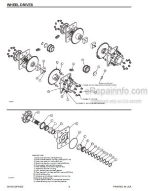 Photo 6 - Gehl 192 222 Parts Manual Mini Excavator 908539