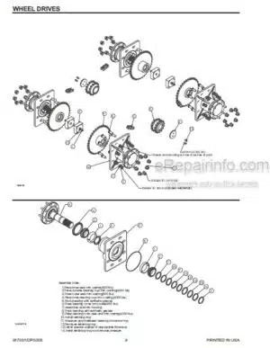 Photo 2 - Gehl SL7610 SL7710-EU SL7810 Parts Manual Skid-Steer Loader 917031