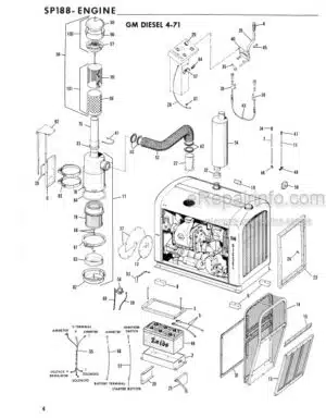 Photo 6 - Gehl 175 250 325 425 Parts Manual Manure Spreader 908042