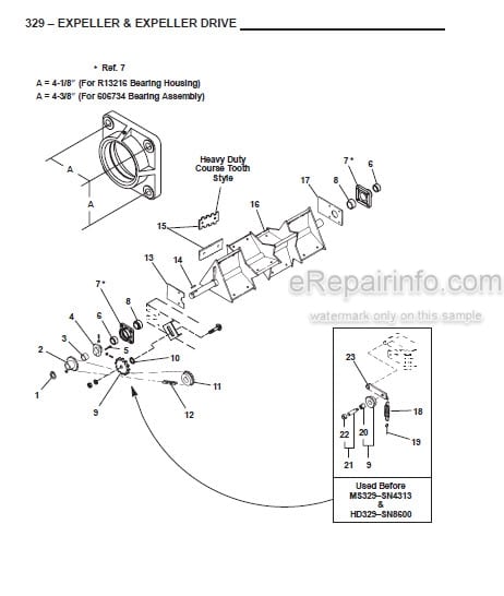 Photo 1 - Gehl Scavenger II 329 Agricultural Spreader HD329 Industrial Waste Spreader Parts Manual 907501
