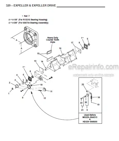Photo 1 - Gehl Scavenger II 329 Agricultural Spreader HD329 Industrial Waste Spreader Parts Manual 907501