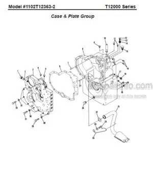 Photo 7 - Gehl T12000 T18000 Service Parts Clark Transmissions 907368