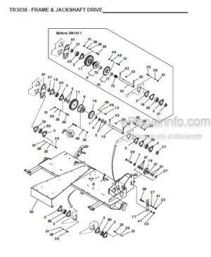 Photo 7 - Gehl RB1600 Service Parts Manual Baler 902379