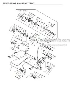 Photo 7 - Gehl TR3038 Parts Manual Two Row Attachment 904865