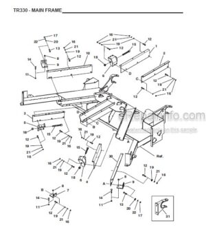 Photo 6 - Gehl V270 V270EU V330 V330EU Parts Manual Skid-Steer Loader 917376