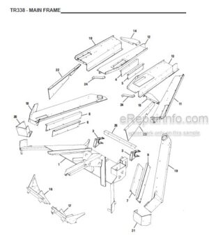 Photo 7 - Gehl RB1400 Service Parts Manual Baler 902510