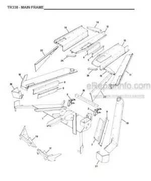 Photo 11 - Gehl TR338 Parts Manual Three Row Attachment 908012