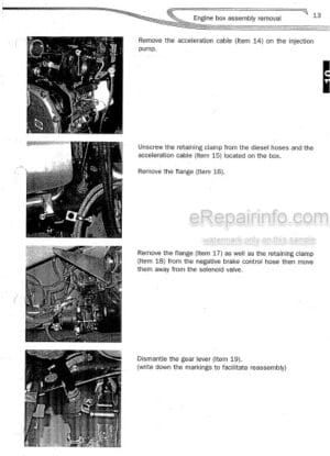 Photo 8 - Manitou MT1440 MT1440EP MT1440A MT1840R MT1840 MT1840EP MT1840A  Repairs Manual Access Paltform[S]