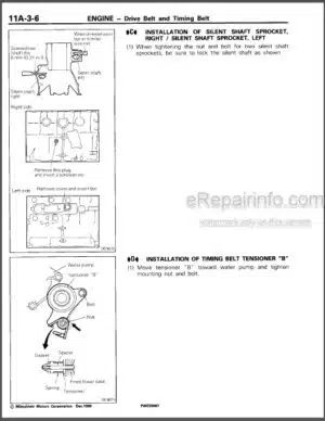 Photo 14 - Mitsubishi 4D56 Engine 1991 And Subsequent Workshop Manual PWEE9067-G