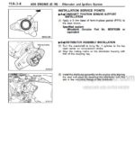 Photo 2 - Mitsubishi 4G6-EW Series Workshop Manual Engine PWEE9616