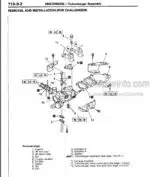 Photo 3 - Mitsubishi 4M40 4M41 Workshop Manual Engine PWEE9409-E