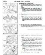 Photo 2 - Mitsubishi 6A1-EW Series Workshop Manual Engine PWEE9622