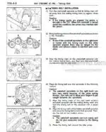 Photo 2 - Mitsubishi 6A1-EW Series Workshop Manual Engine PWEE9622