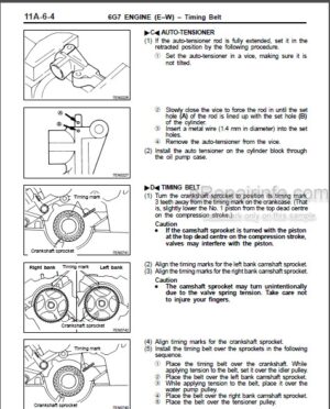 Photo 6 - Mitsubishi 4D65 4D68 Workshop Manual Engine PWEE9073-C