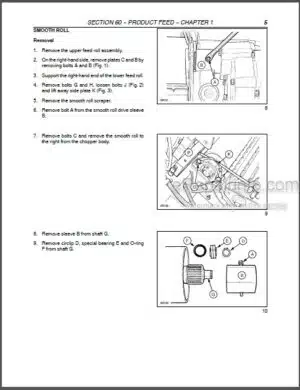 Photo 8 - New Holland FR9040 FR9050 FR9060 FR9080 FR9090 Service Manual Forage Harvester 87725913D