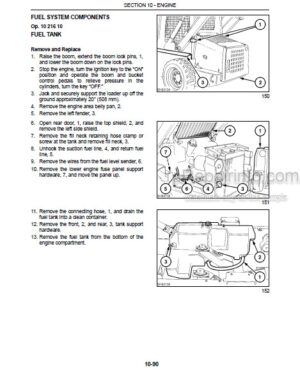 Photo 7 - New Holland LS160 LS170 Workshop Manual Skid Steers 87361507