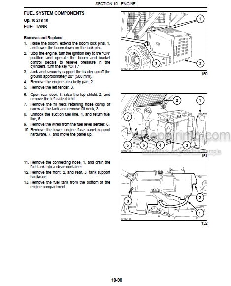 Photo 1 - New Holland LS160 LS170 Workshop Manual Skid Steers 604.13.607