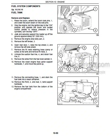 Photo 1 - New Holland LS160 LS170 Workshop Manual Skid Steers 604.13.607