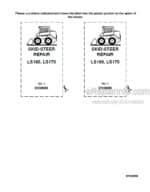 Photo 5 - New Holland LS160 LS170 Repair Manual Skid Steers  87036983