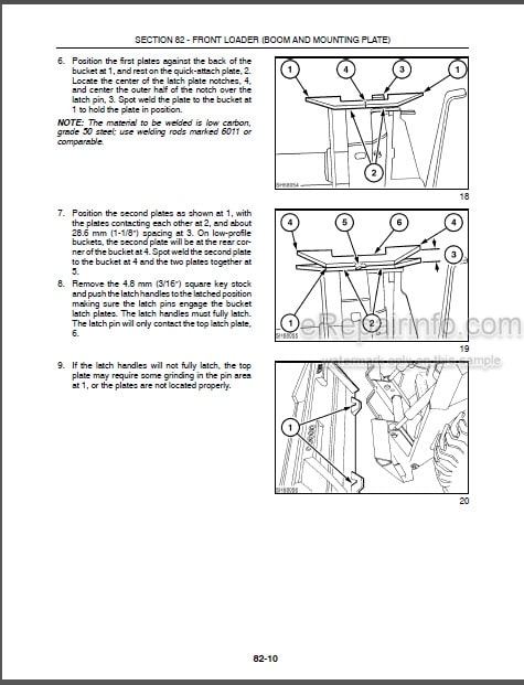 Photo 1 - New Holland LS160 LS170 Repair Manual Skid Steers  87036983