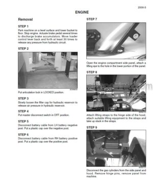 Photo 8 - New Holland LM5.25 LM6.28 Tier 4 Service Manual Telescopic Handler