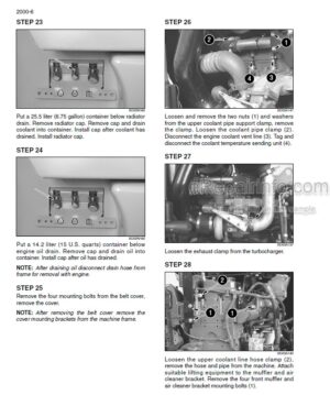 Photo 7 - New Holland 7030M 8030L Service Manual Grape Harvester 47922143