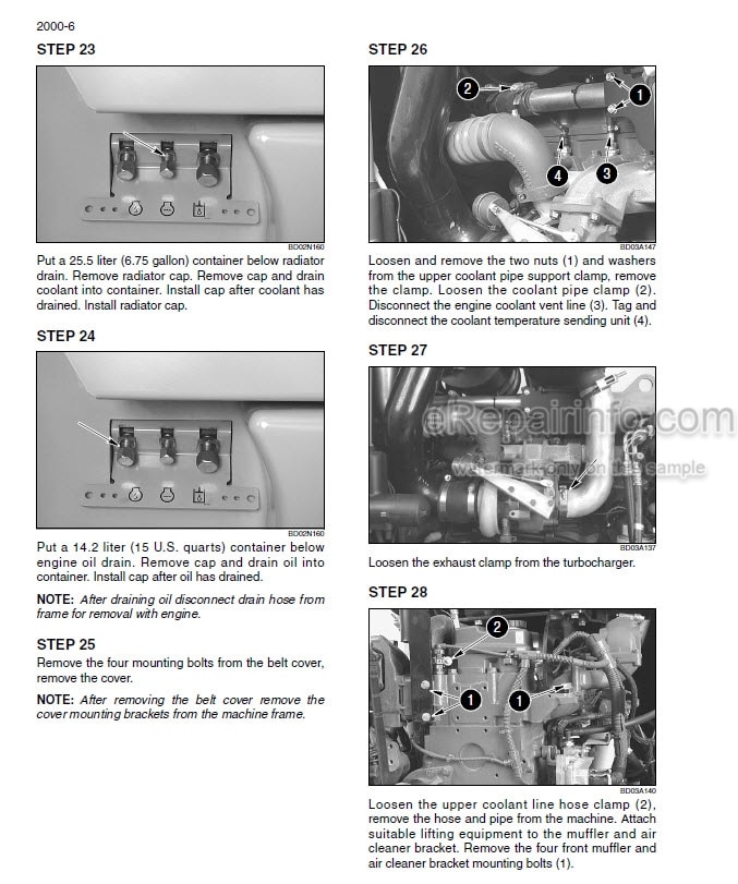 Photo 1 - Case New Holland LW170.B 668TM2 668TAE4 Service Manual Wheel Loader Engine 6-49712