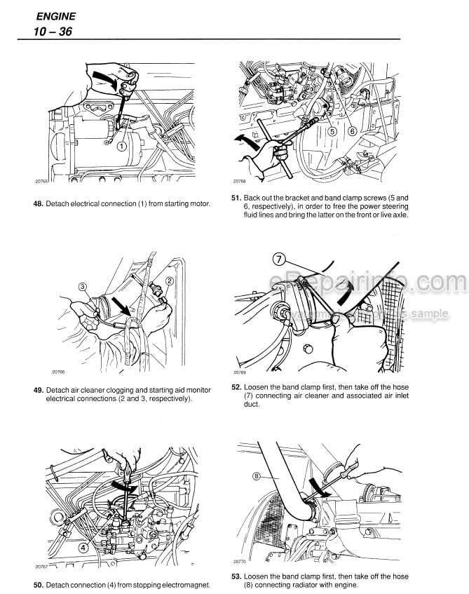 Photo 1 - Fiat F100 F110 F120 F130 Turbo Workshop Manual Tractor 06910101