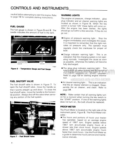 Photo 1 - Ford 1620 Operators Manual Tractor 42162010