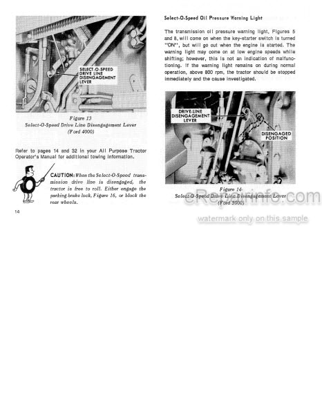 Photo 1 - Ford 2000 3000 4000 5000 Operators Manual Tractor 42200040