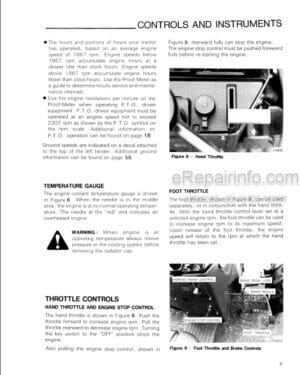Photo 6 - Ford 8700 9700 Operators Manual And Supplement Tractor 42870020